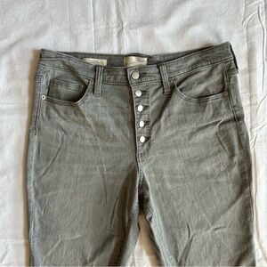 High Rise Skinny Gray Jeans